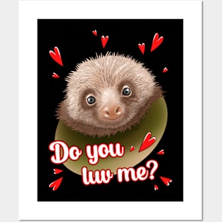 Cute Little Sloth Posters and Art